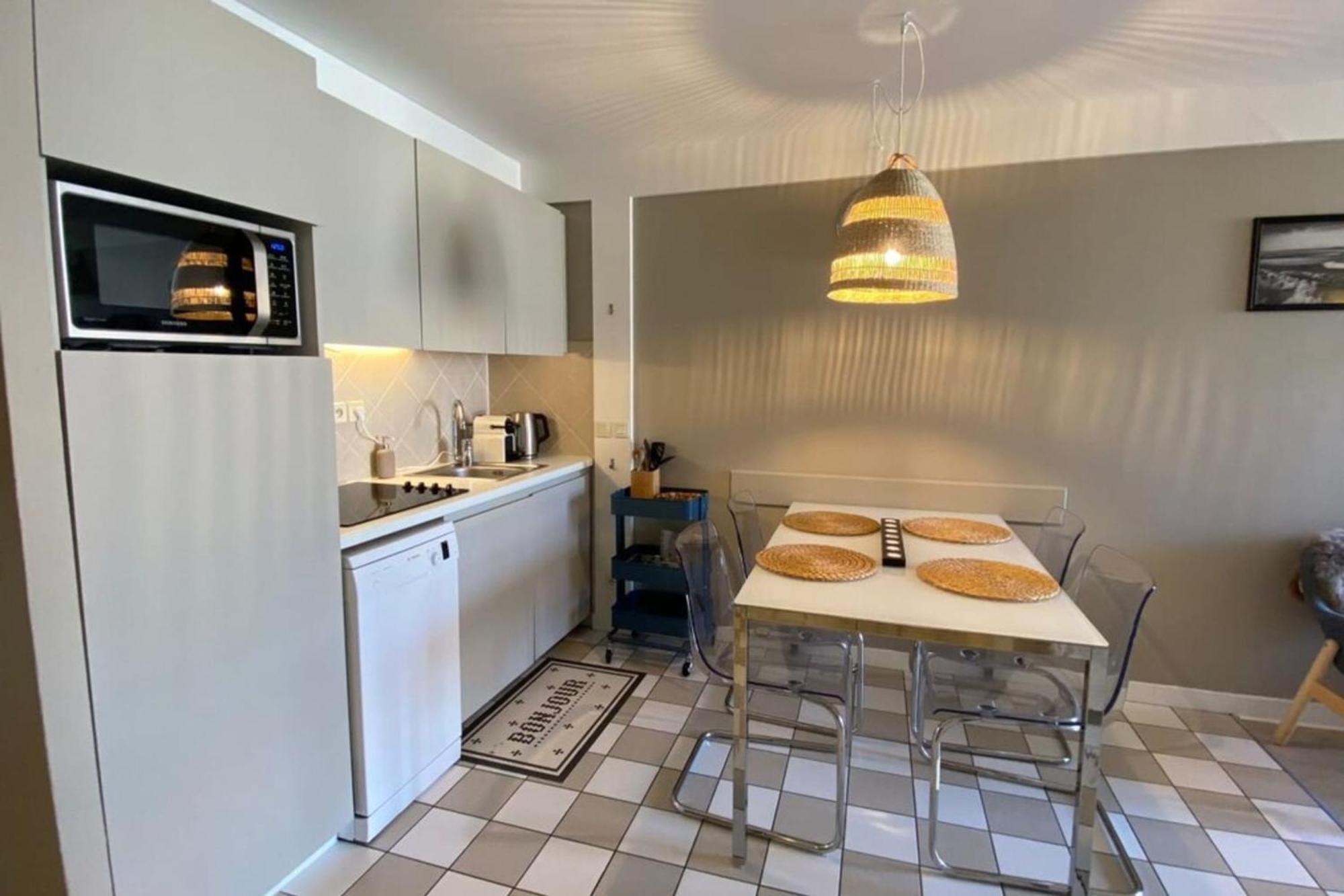 Very Nice 6 Person Apart With Swimming Pool Tennis Court And Car Park 202 Le Touquet ภายนอก รูปภาพ